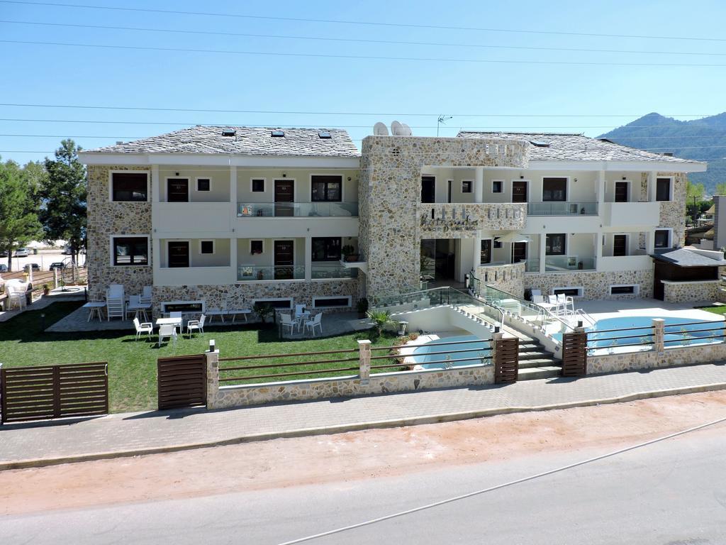 Hatzoudis Luxury Suites Chrysi Ammoudia Dış mekan fotoğraf