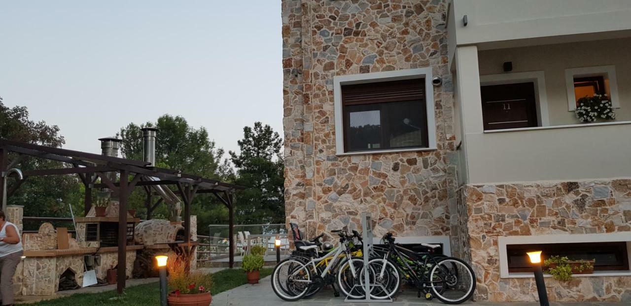 Hatzoudis Luxury Suites Chrysi Ammoudia Dış mekan fotoğraf